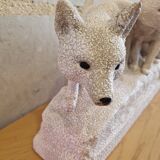 Vinsare Sèvres Ceramic Fox Pair