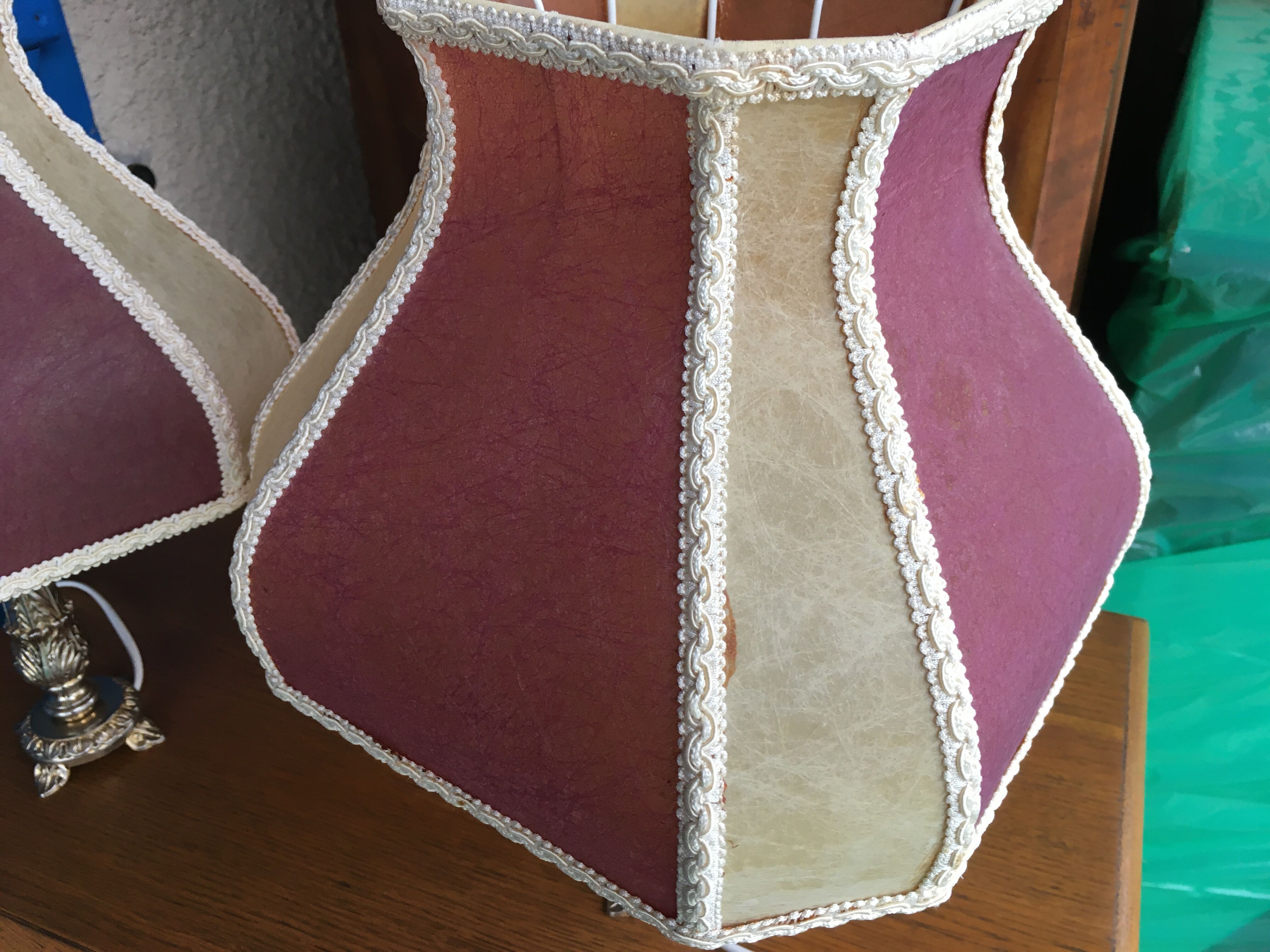 Pair of bedside lamps