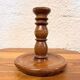 Bougeoir en bois vintage