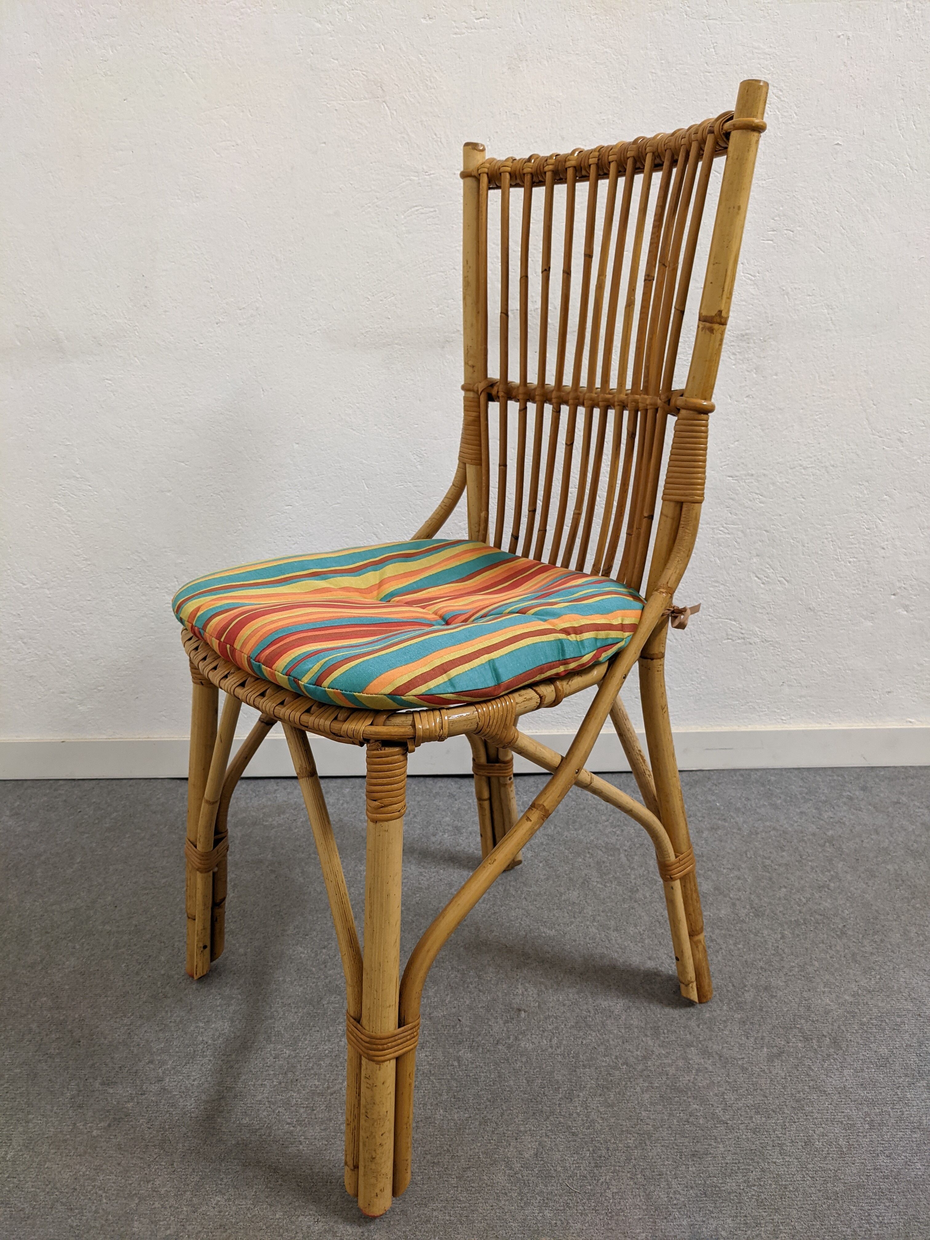 60s/70s bamboo chair