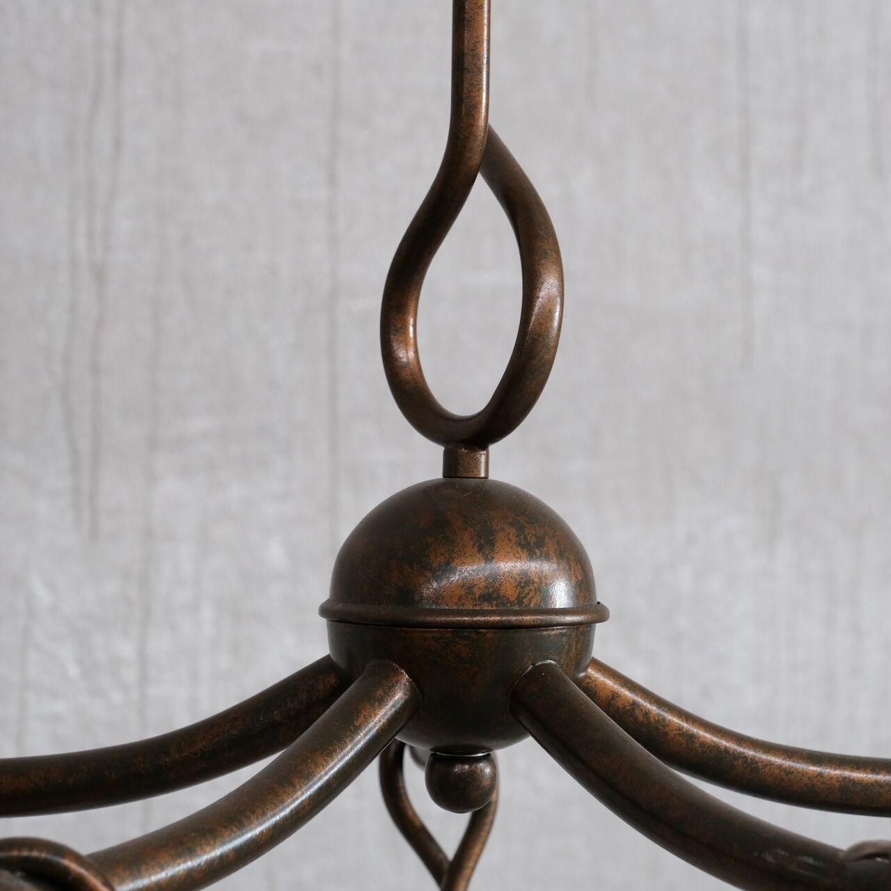Murano glass mid-century italian chandelier