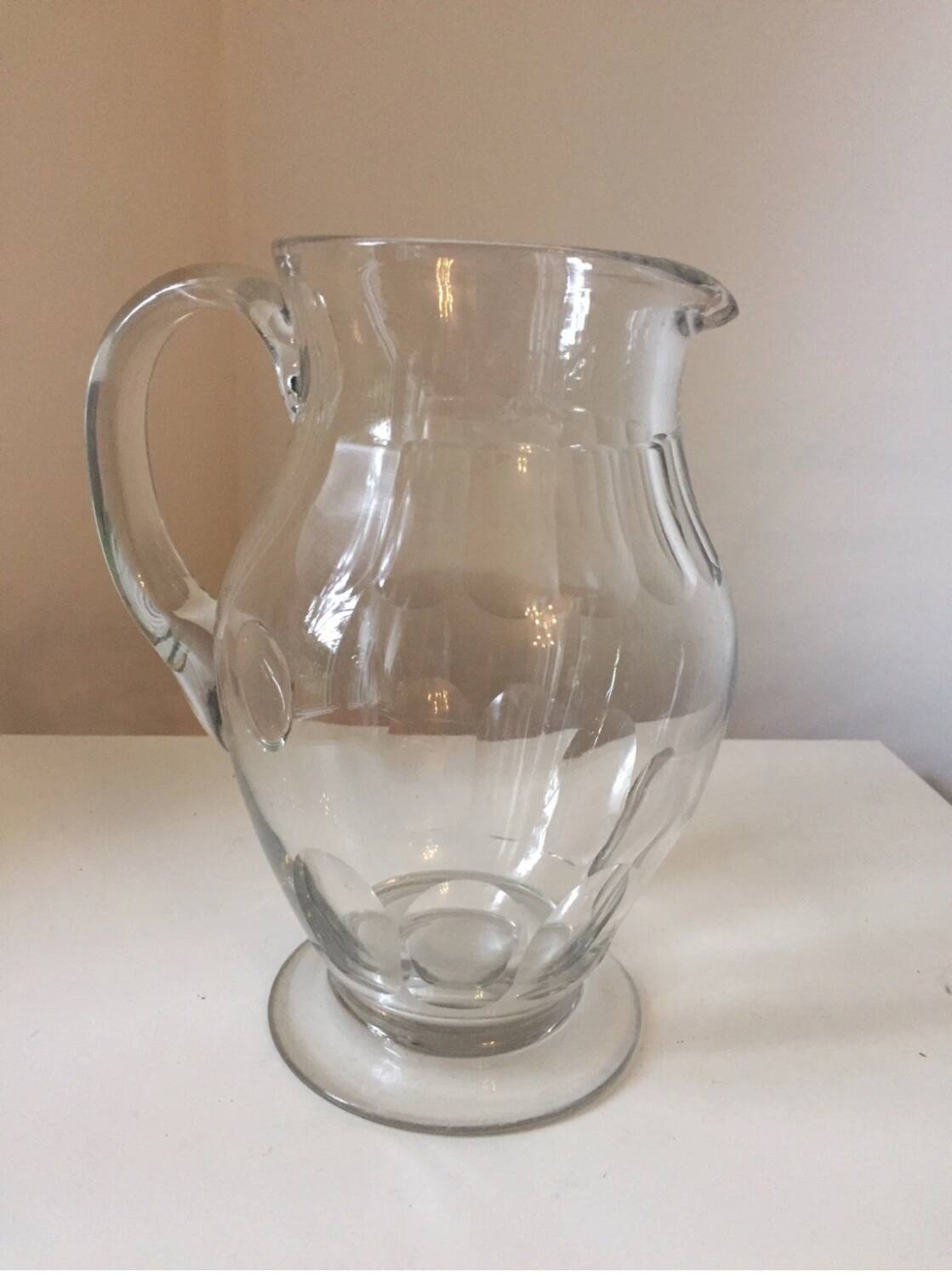 Ancienne belle Carafe Cruche en Cristal