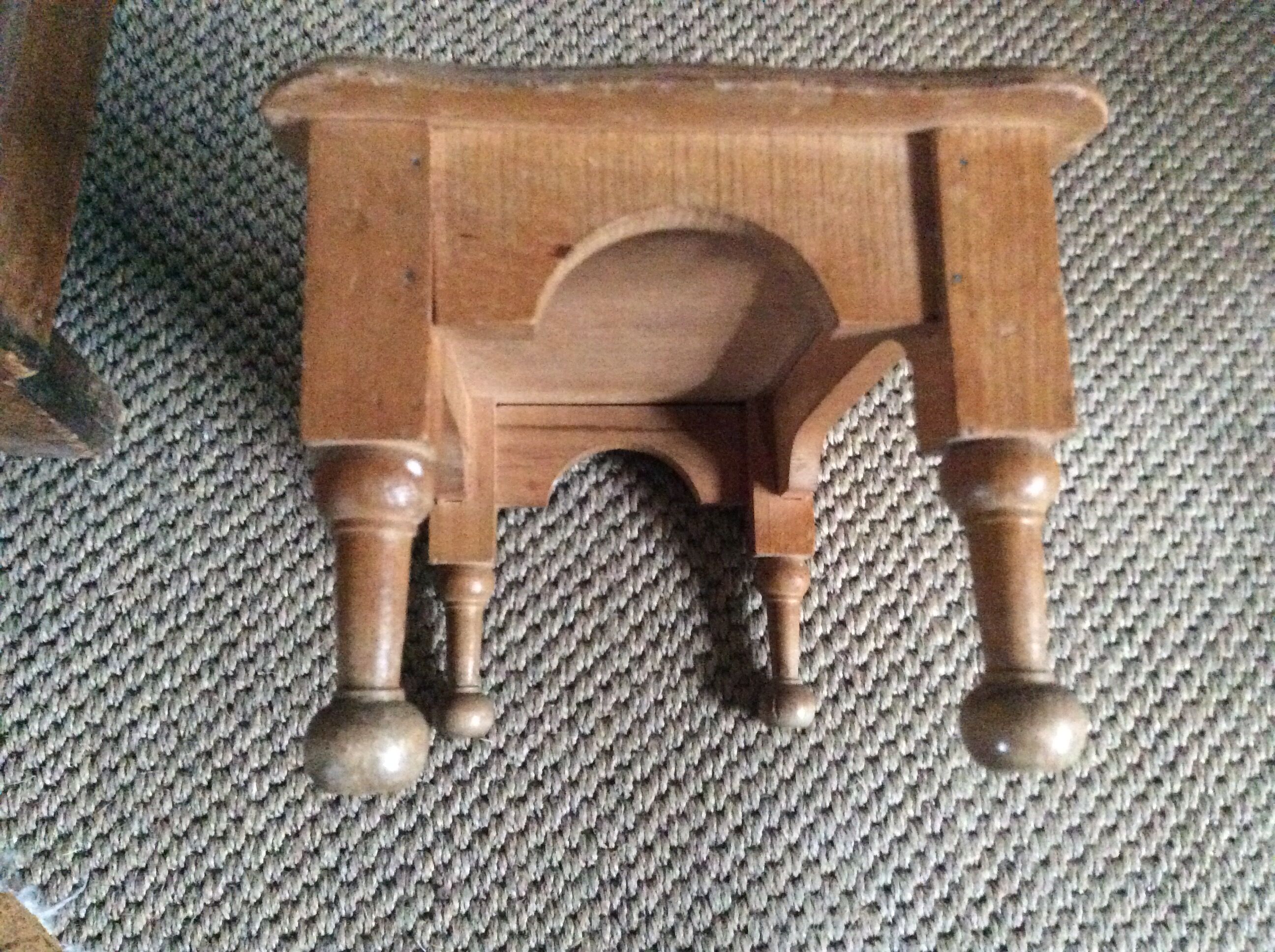 Wooden stool