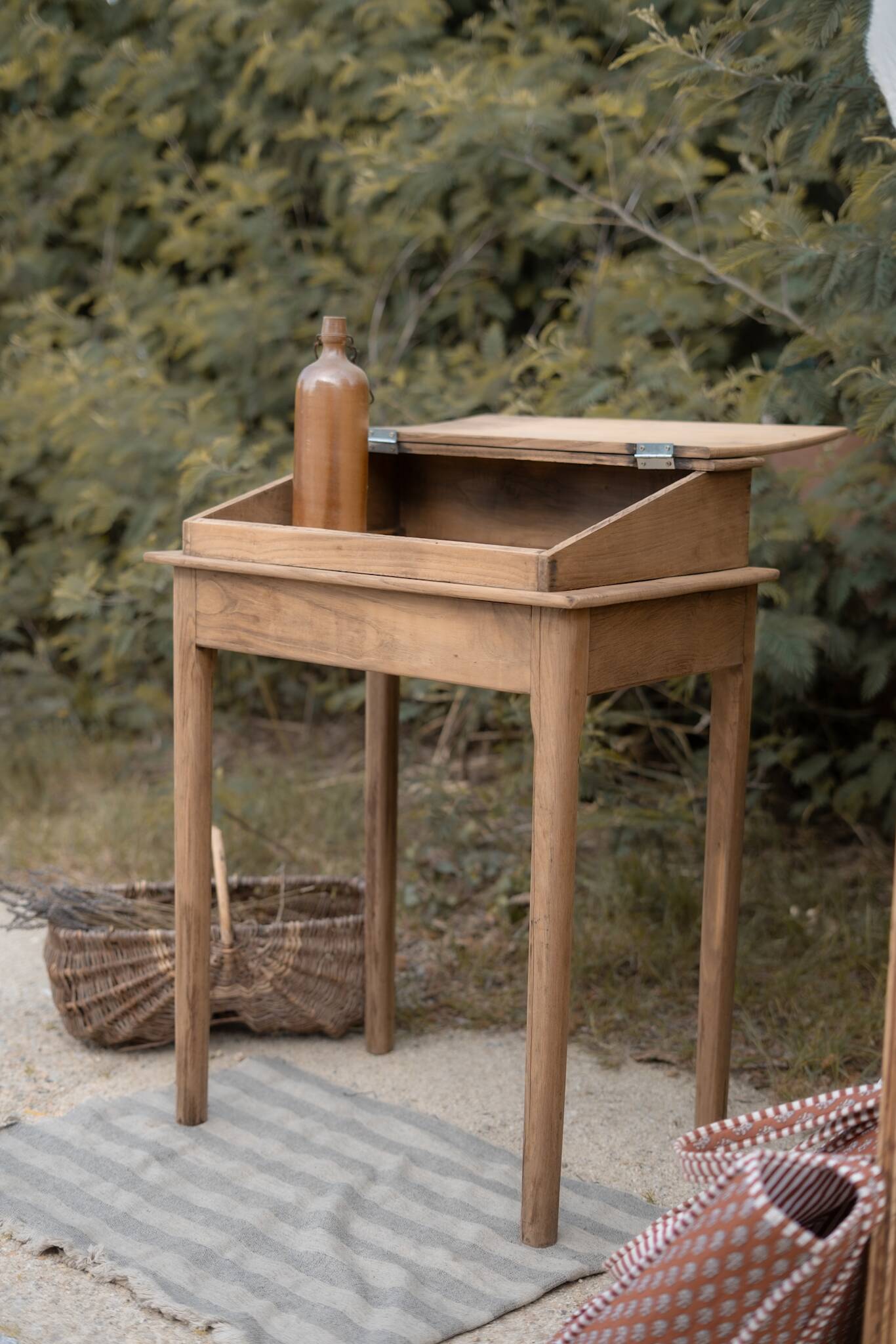 Renovated wooden desk