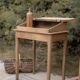 Renovated wooden desk