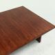 Large Bamboo and Wood Coffee Table Attributed to Axel Vervoordt 1980s