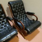 Pair of victoria chesterfield armchairs from the 30s/40s