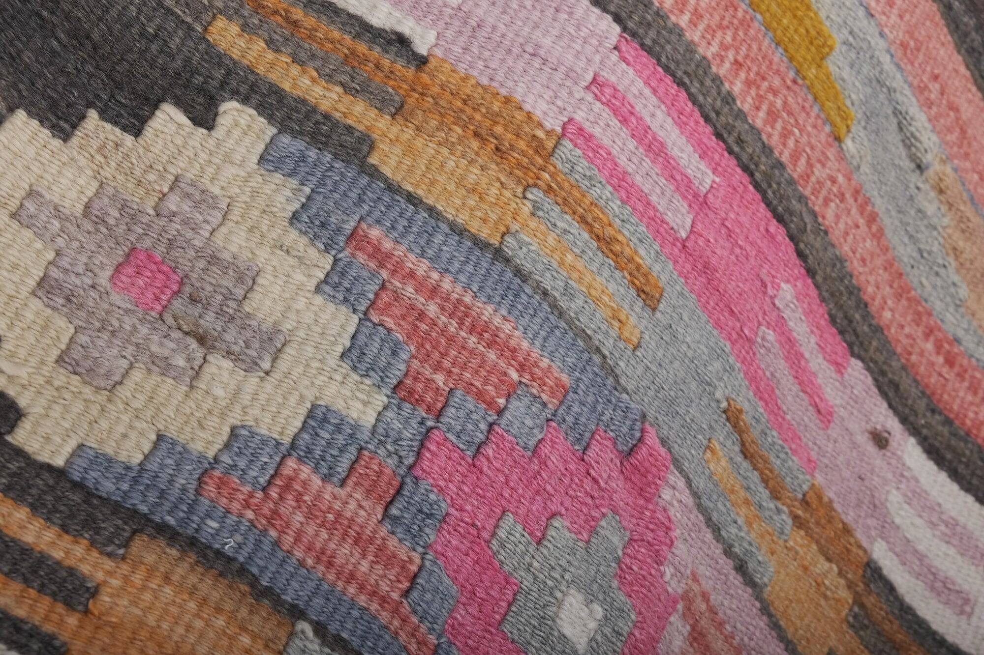 Vintage Turkish hallway rug 67x723 cm