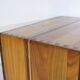 Vintage Cube Chest of Drawers in Cherrywood and Wenge, Unique Piece, 1970s