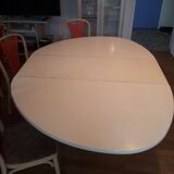 Table set and 6 Baumann chairs