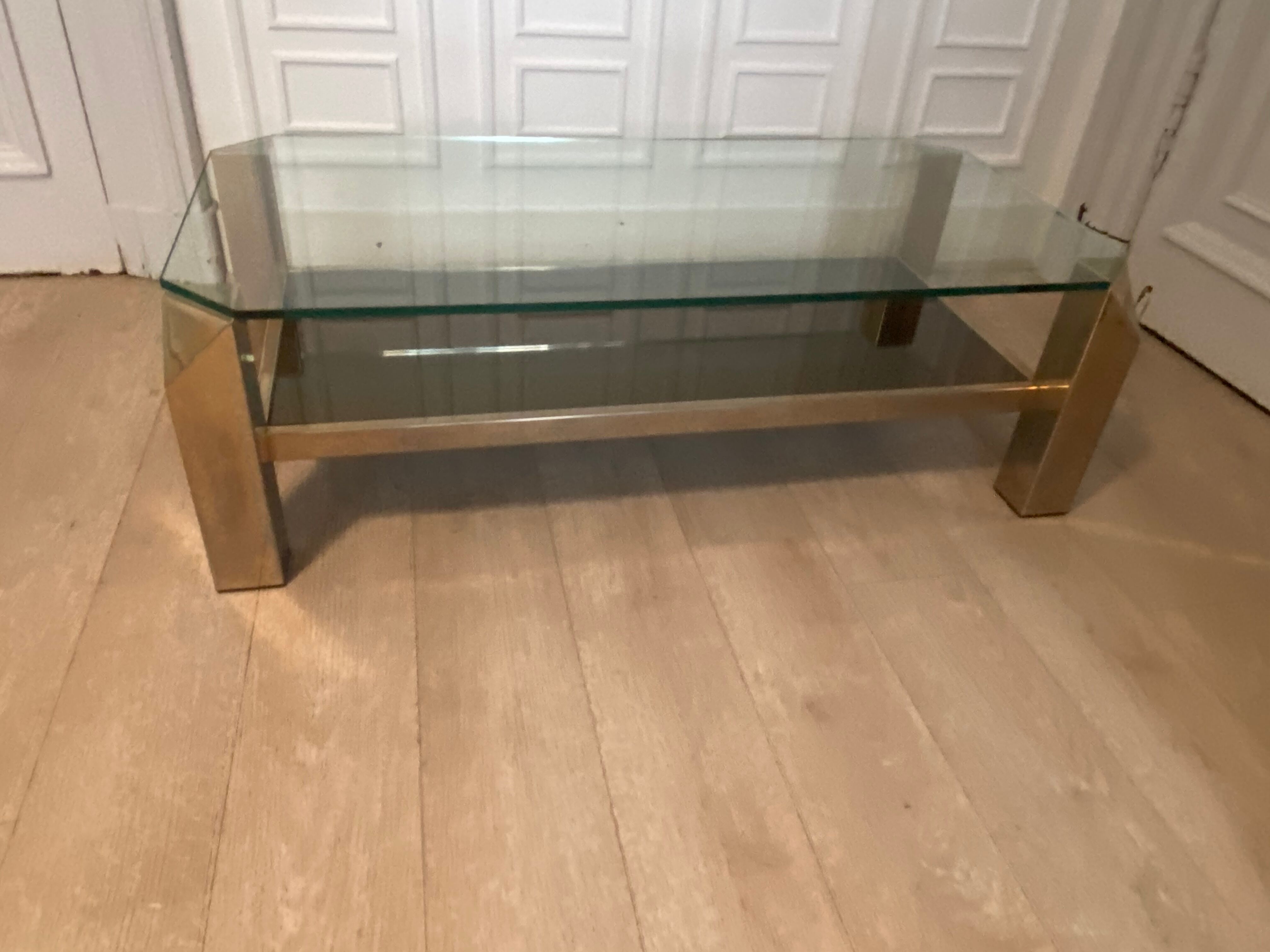 Belgo Chrom gold coffee table at 23K