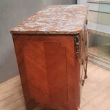 Transitional style inlaid chest of drawers