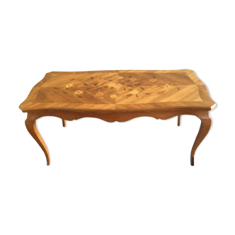 marquetry coffee table