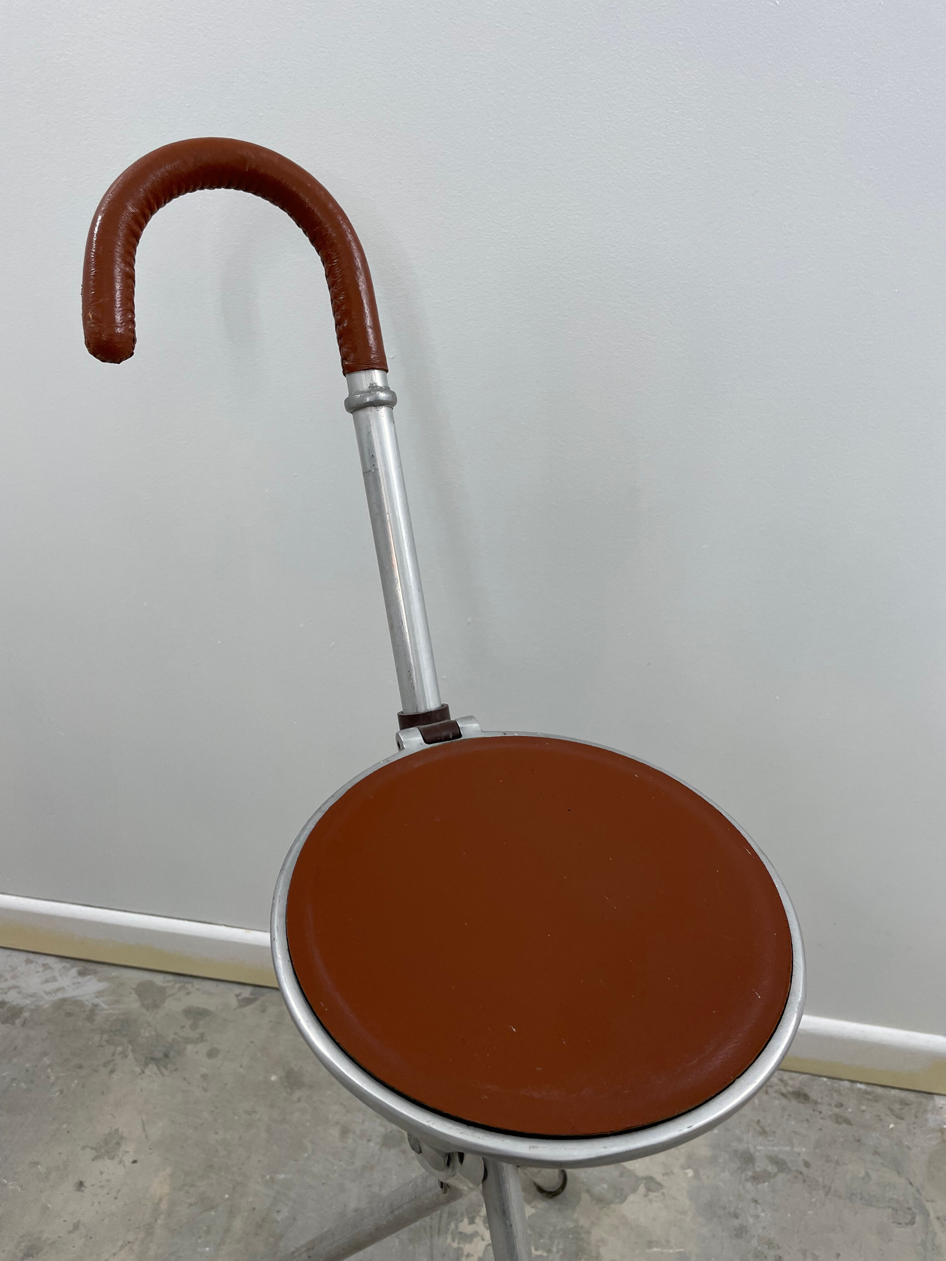 Vintage cane folding chair