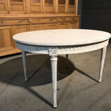 Table ronde patinée