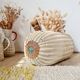 Panier ancien, besace en osier tressé - art populaire