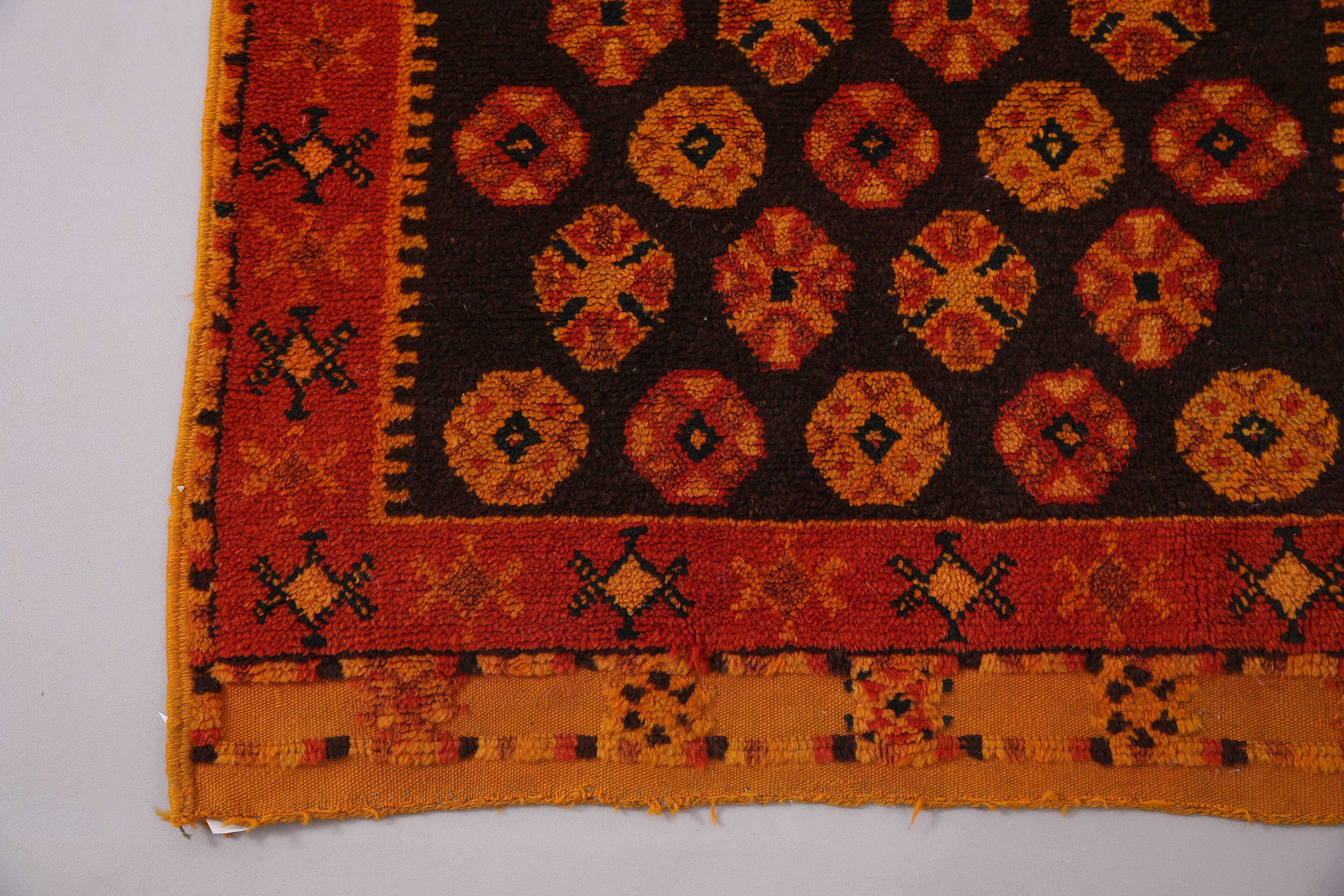 Vintage handmade taznakht rug 84 x 187 cm - Berber Runner Rug - Wool Rug
