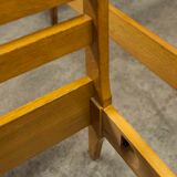 Pair of 1960 Scandinavian twin beds in solid beech