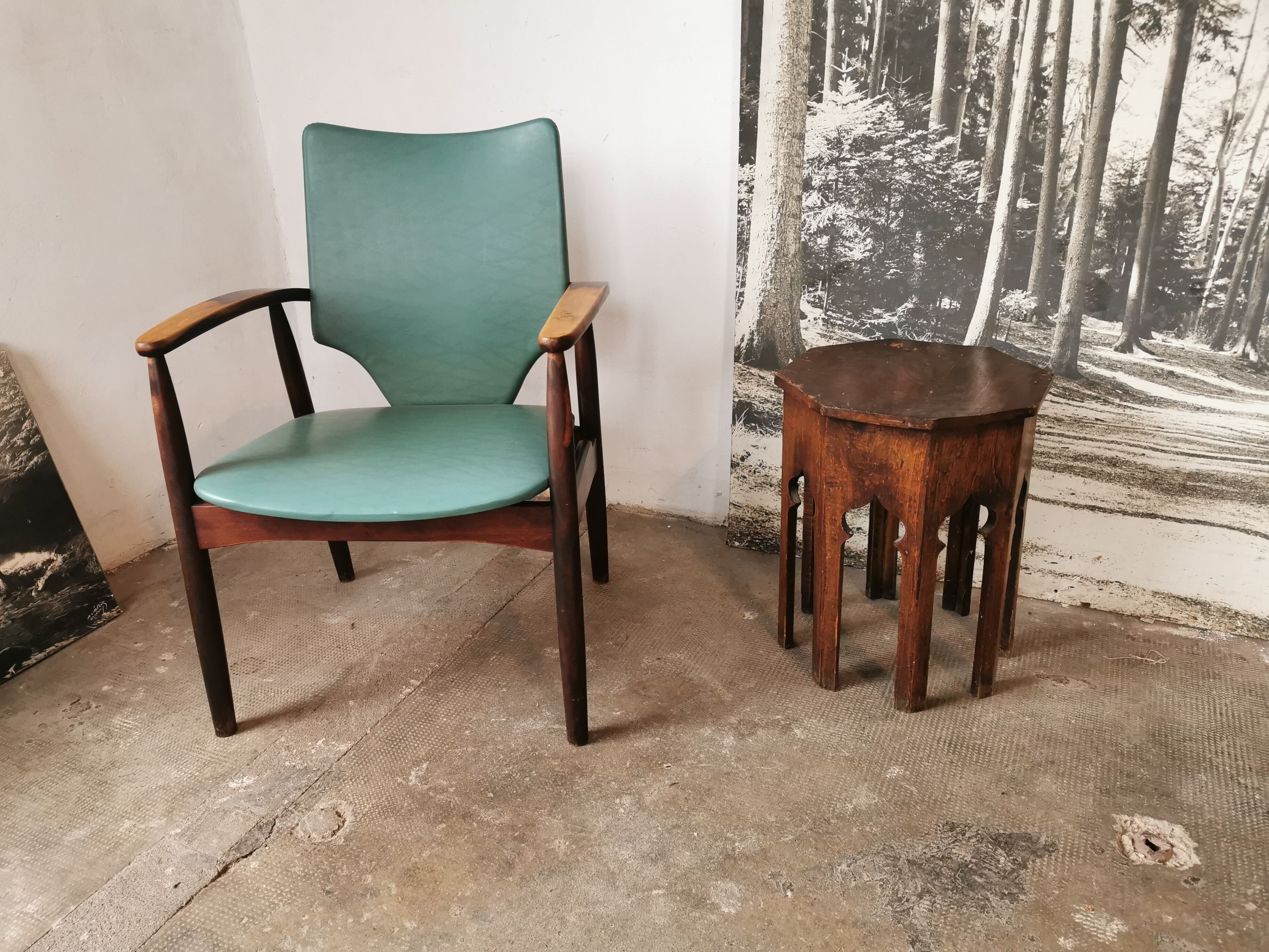 Fauteuil style scandinave 1970