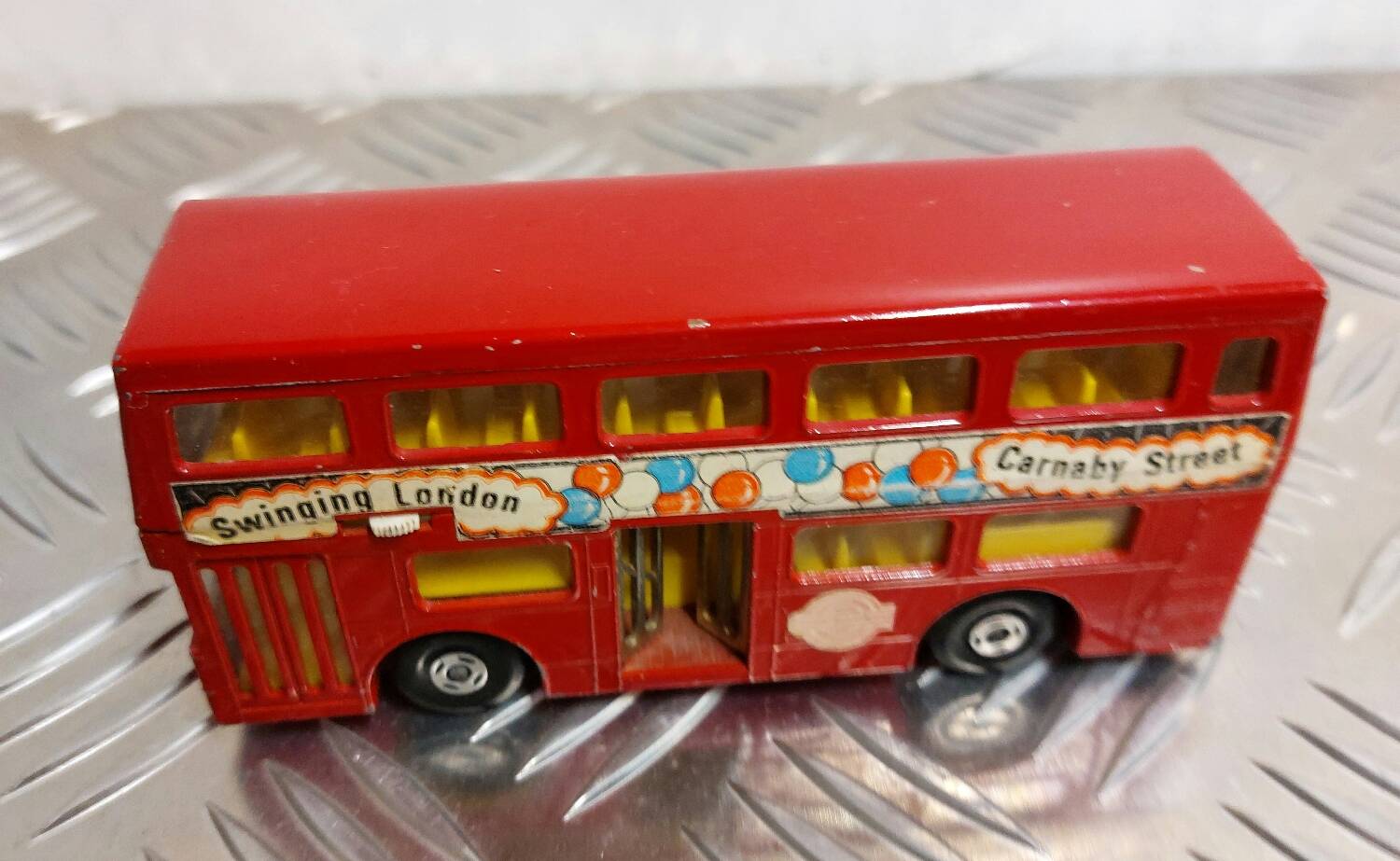 Lot de  Bus Anglais  En Métal Vintage