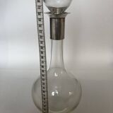 Silver-plated metal neck round carafe Saint Hilaire