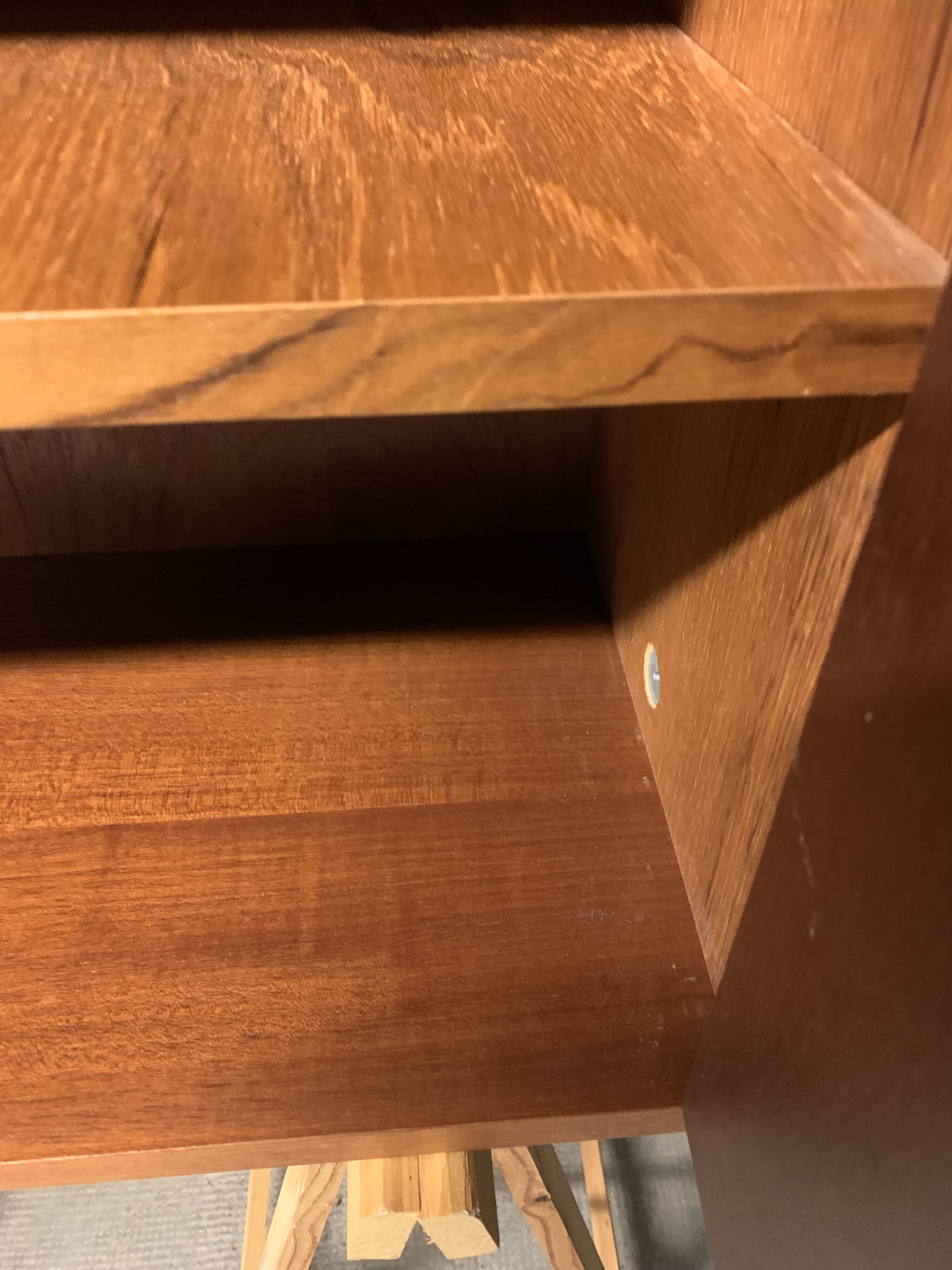 Pair of Scandinavian Danish Retro Vintage Shelving Furniture