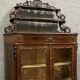 Superb curved display cabinet from the Napoléon III period, made of mahogany.