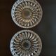 Lot de 2 sous coupes coupelles bijoux cristal dessous bouteille vide poche