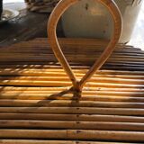Rattan cheese platter