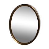 Miroir ovale doré classique 42x32