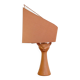 Jean Marais, terracotta cat lamp from the 70s-80s.