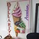 Vintage artisanal ice cream parlour sign Bellariva Arcachon 90 x 58cm