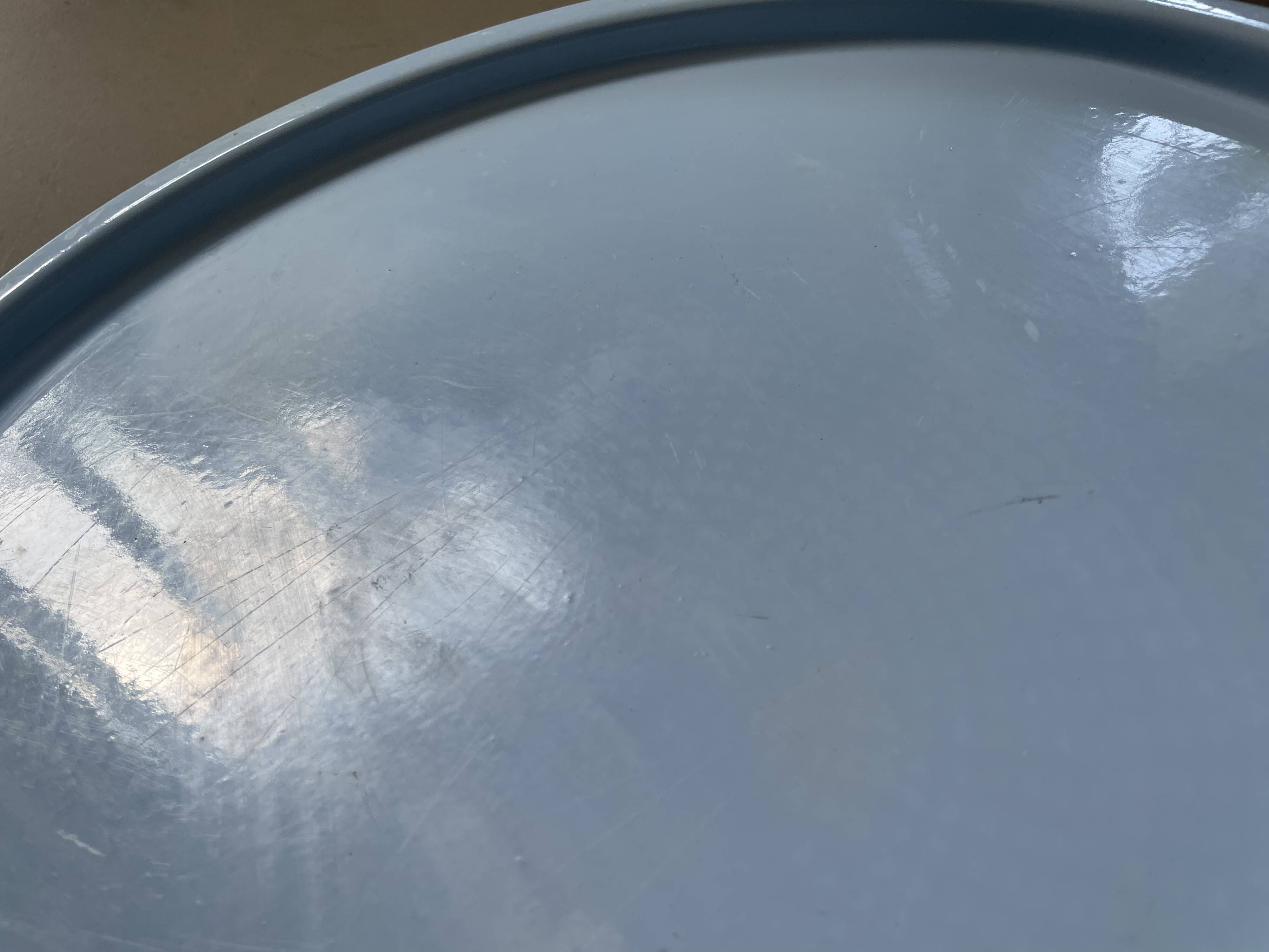 Vintage enameled metal tray