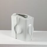 Vintage Op-art porcelain vase by Klaus Henning for Fürstenberg