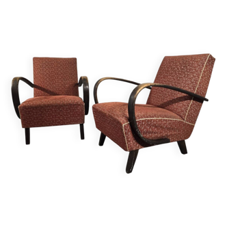 Ensemble de fauteuils vintage par Jindrich Halabala