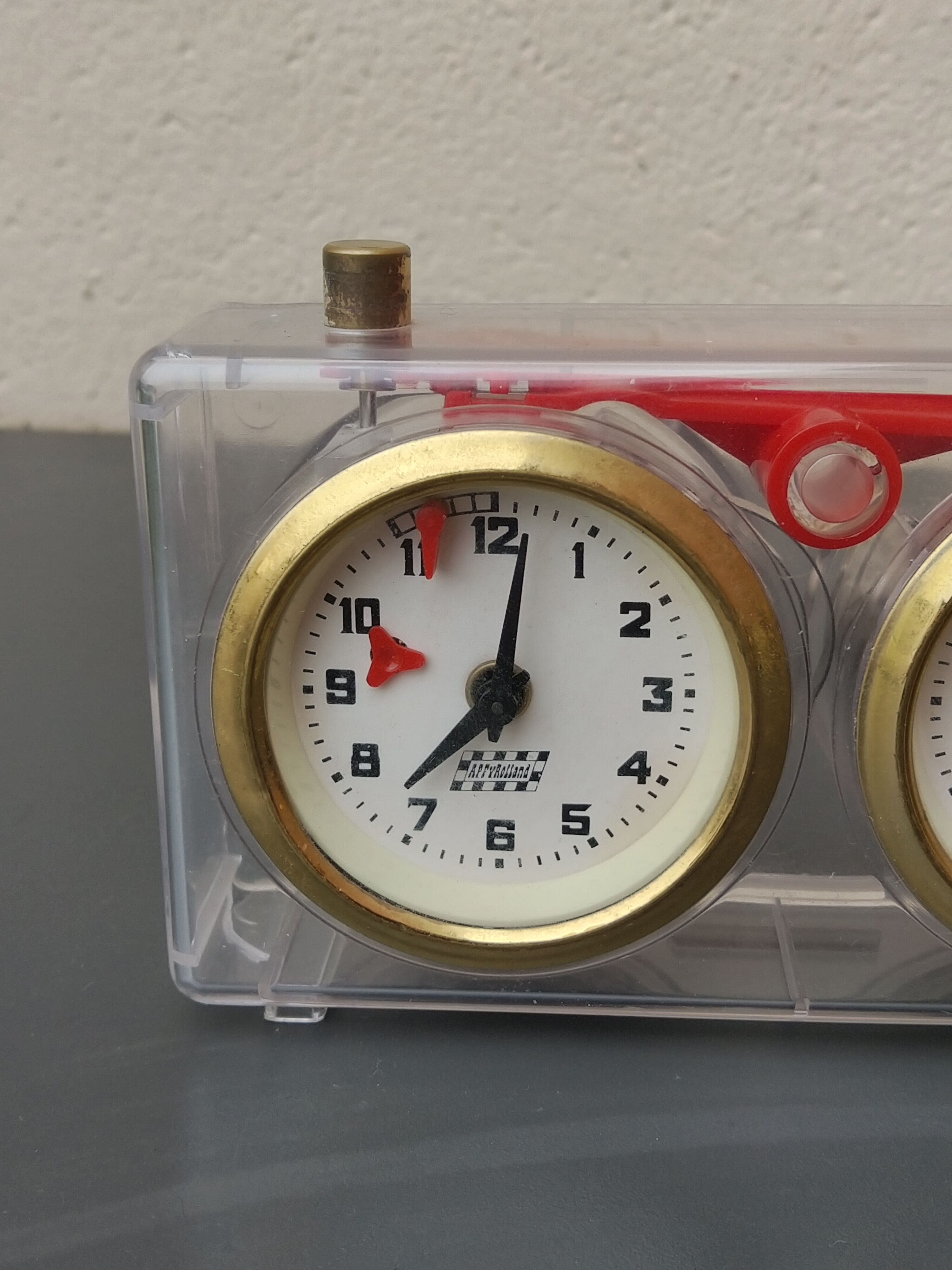 Horloge d'échecs compte à rebours vintage