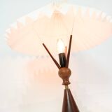Table Lamp Made In Teak, Danish Design From 1960s
