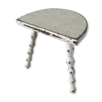 White tripod stool