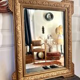 Large 19th century gilded mirror