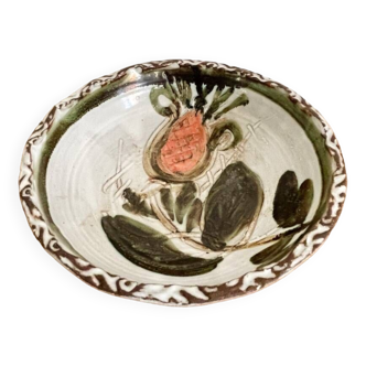 Vintage ceramic dish from Vallauris
