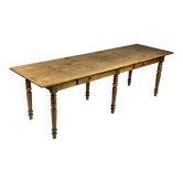 Antique pine dining table