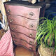Patinated vintage chest of drawers