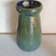 Vase vert et bleu en grès de Puisaye de Léon Pointu