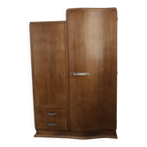 asymmetrical art deco wardrobe