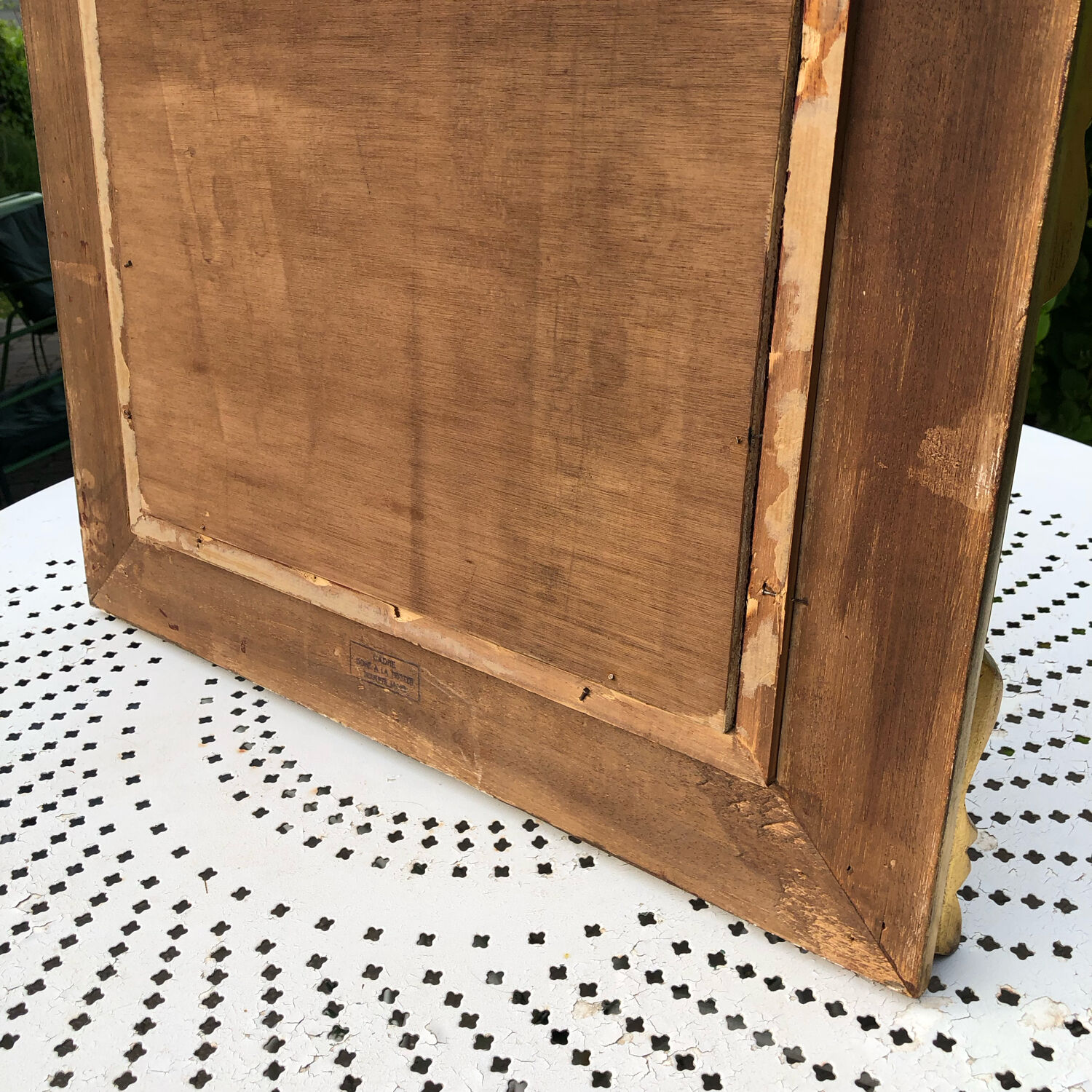 Monochrome abstract painting