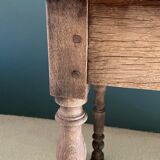 Console en chêne, table de drapier 19e siècle