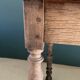 Oak console, 19th century draper table