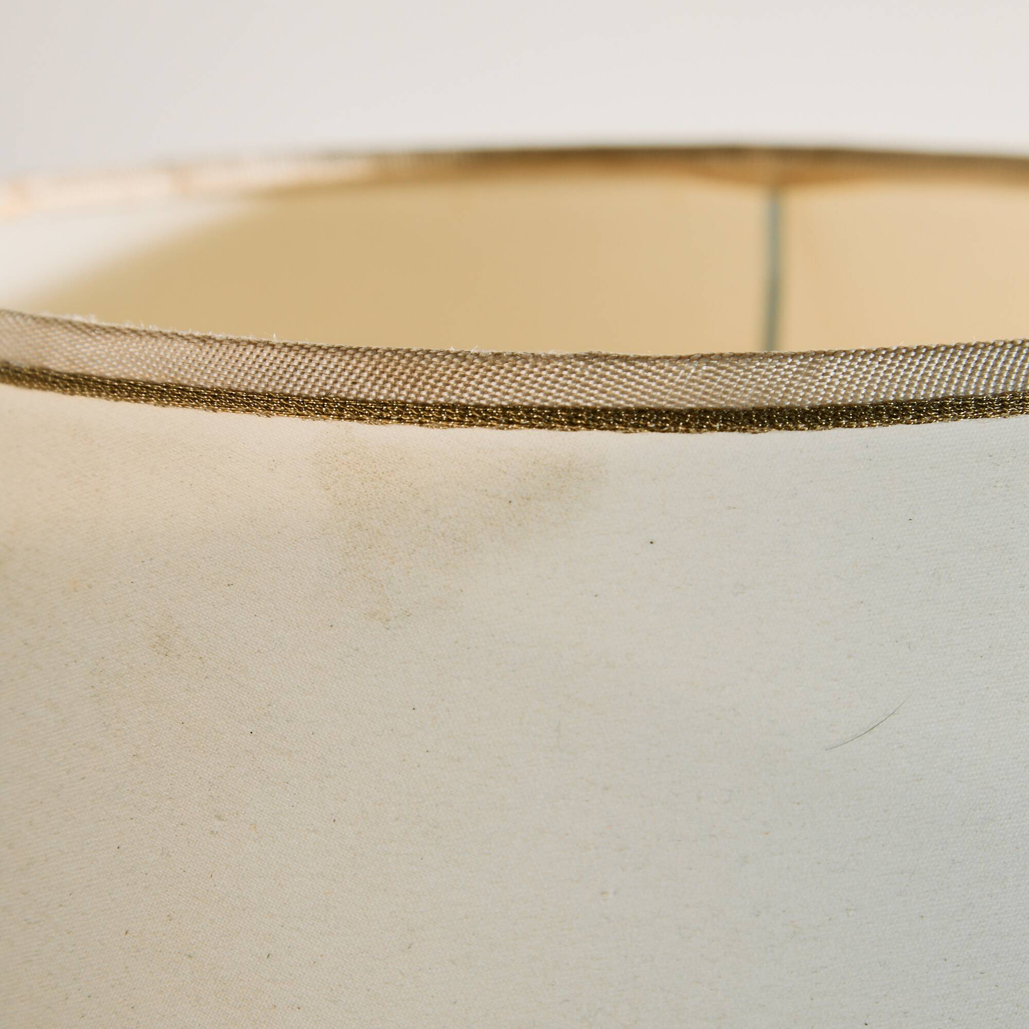 Gold-painted table lamp