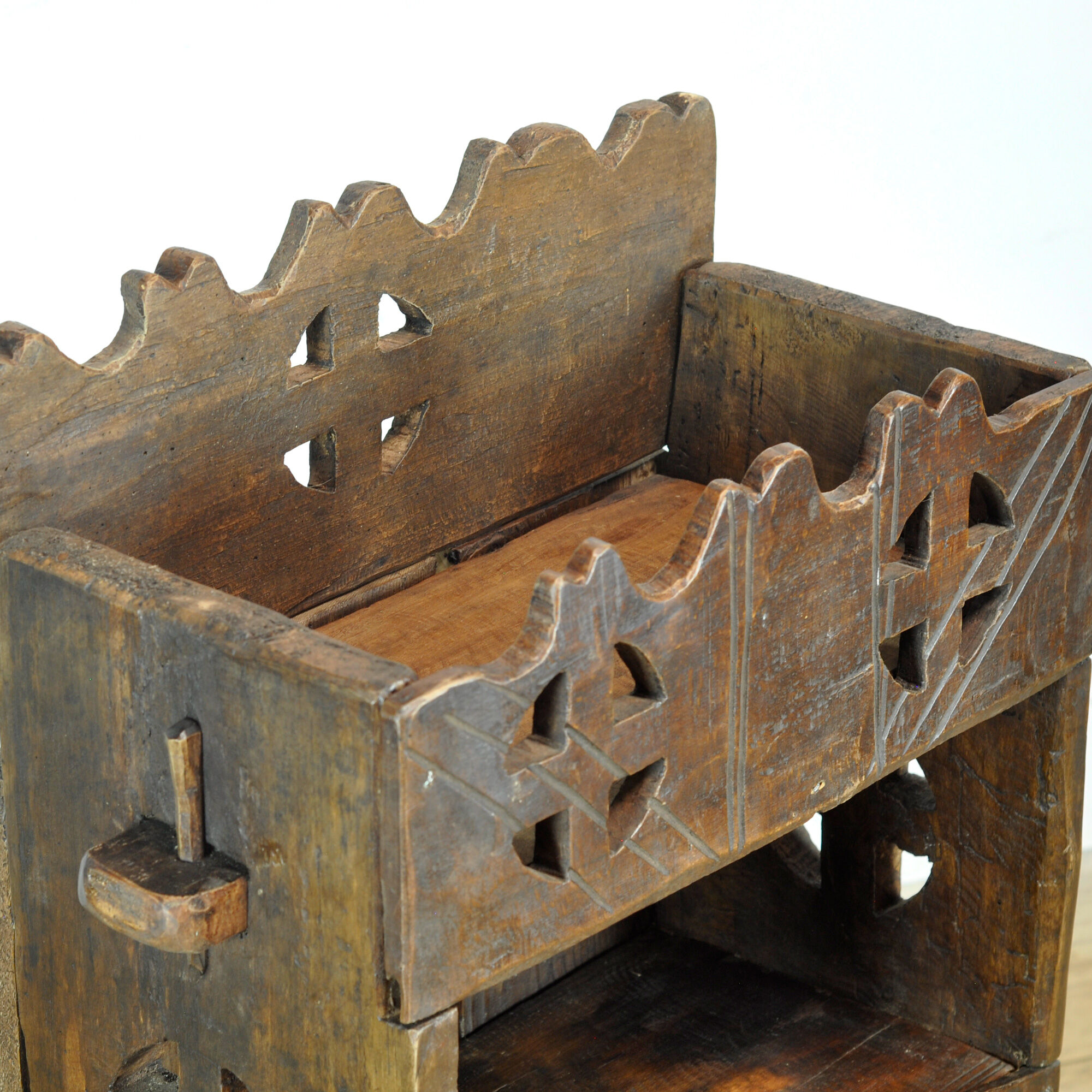 Romanian folk art cabinet, circa 1950