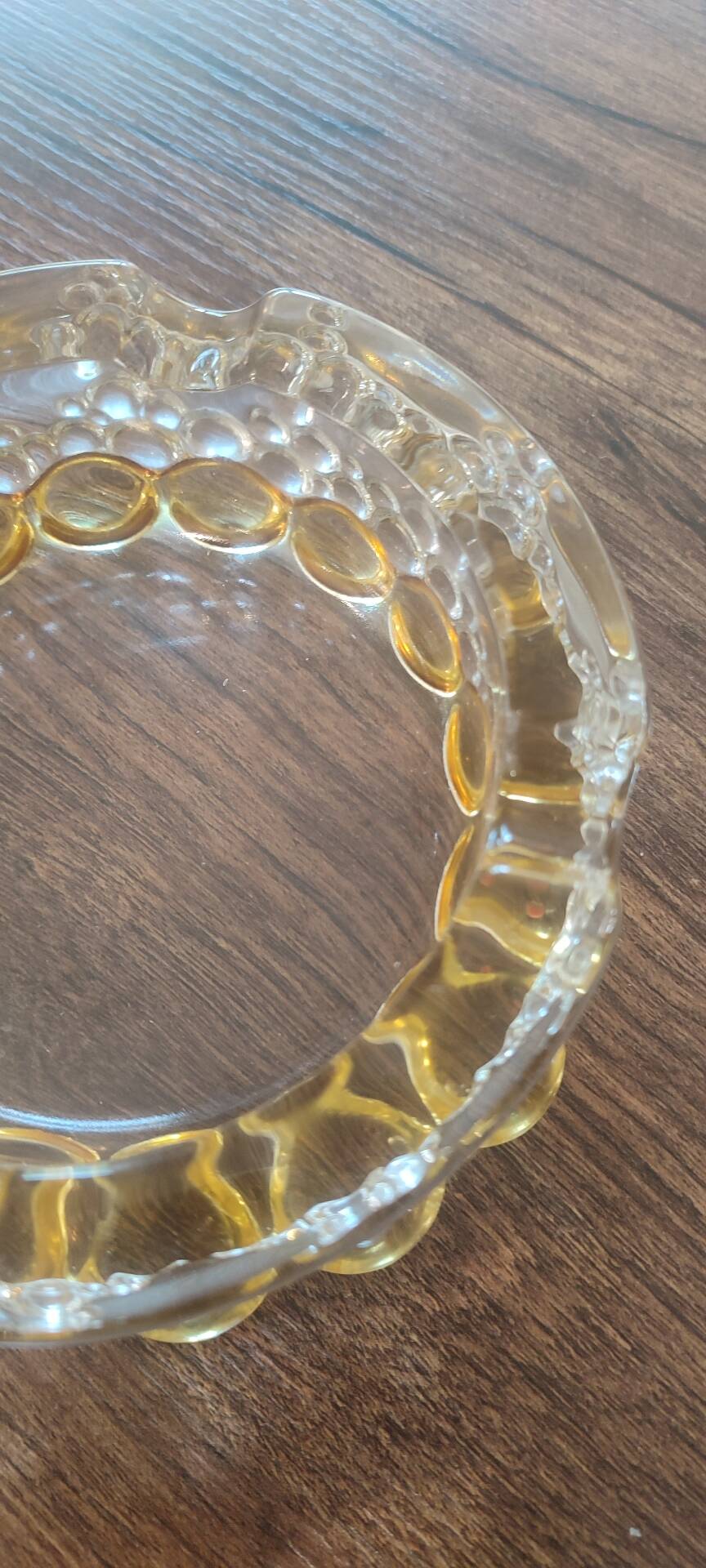 Vintage ashtray Walther Glas, Bolero series. 1960s/70s.